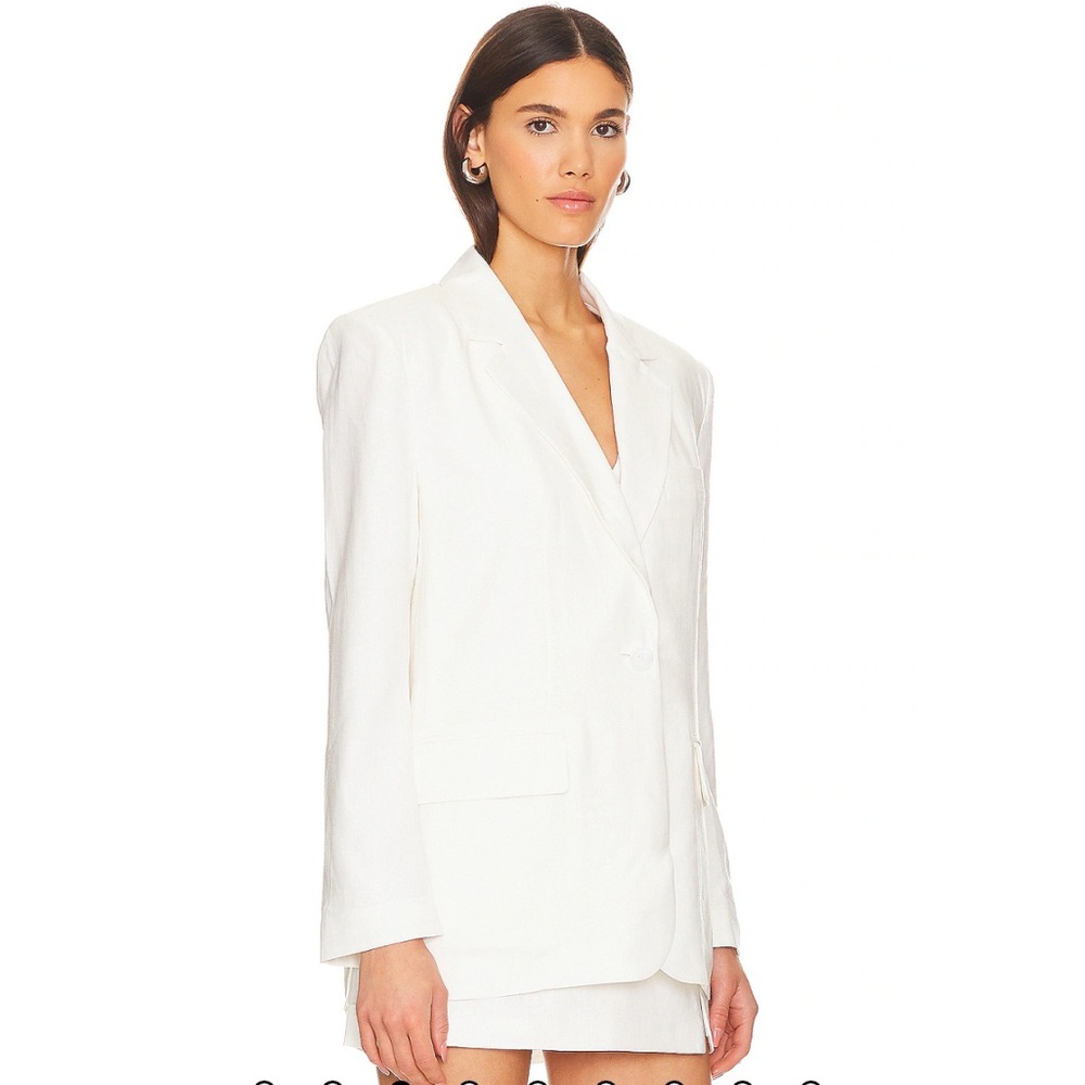 NWT Steve Madden - Imaan Blazer in Coconut Milk - Size M - Linen fabric - Picture 3 of 10
